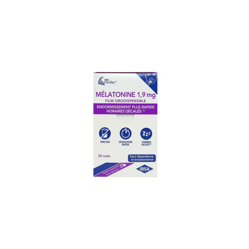 Melatonin 1.9 mg - Sleep - Shifted Schedules - 30 Orodispersible Films