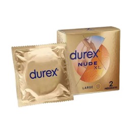 Nude Condom - Skin to Skin Sensation - Durex - 2 XL Condoms Durex