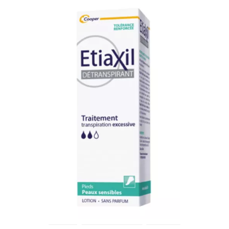 Déodorant Traitant Pieds - Peaux Sensibles - Etiaxil - 100ml