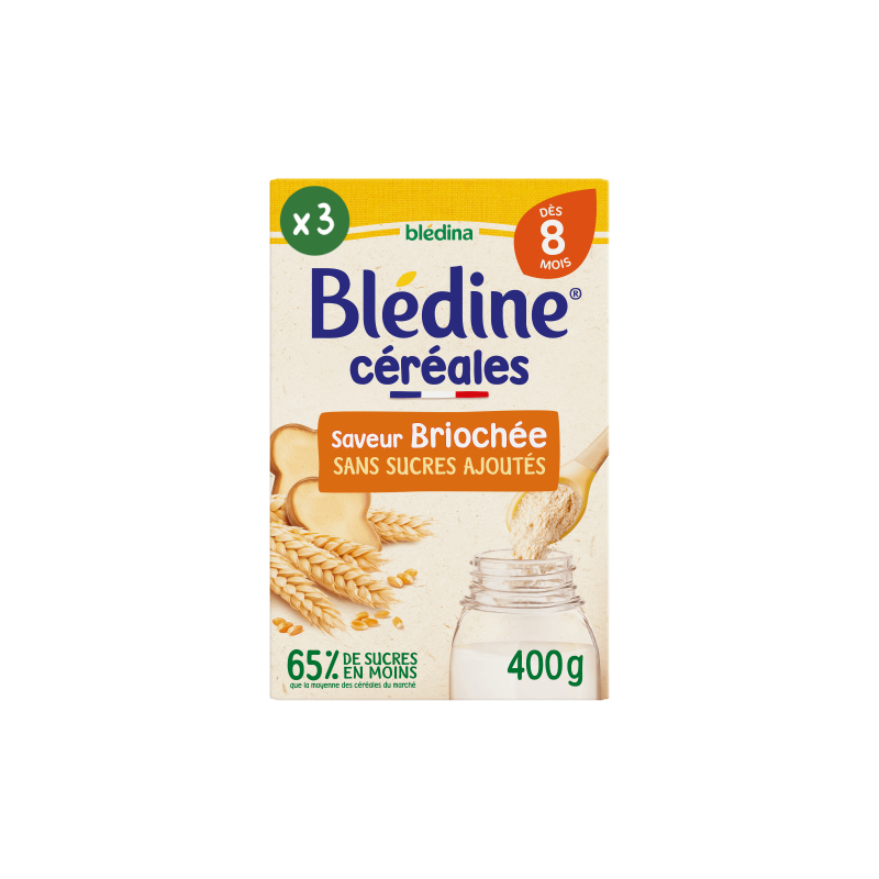 Blédine - Brioche Flavor - From 8 Months - Blédina - 400 g Gallia