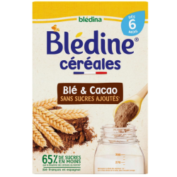 Blédine - Saveur Blé & Cacao - Dès 6 Mois - Blédina - 400 g