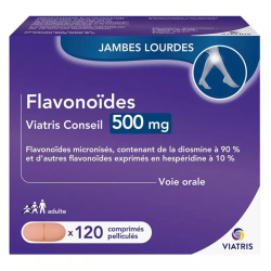 Purified Flavonoic - 500 mg - Viatris - 120 tablets