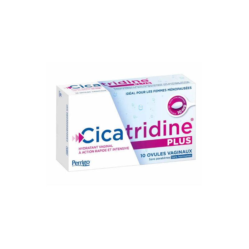  Cicatridine Plus - Vaginal Moisturizer - 10 Ovules Cicatridine