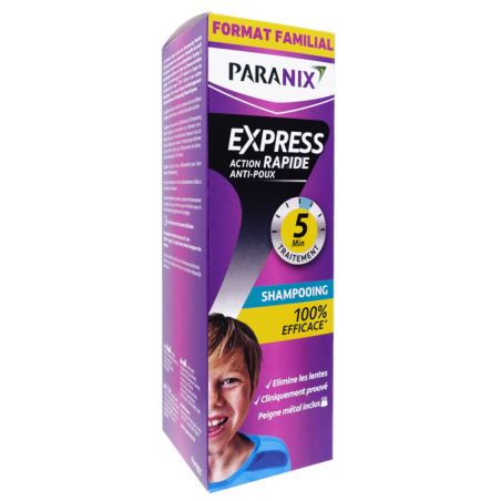 Shampooing Anti-Poux - Action Rapide - Paranix Express - 300 ml
