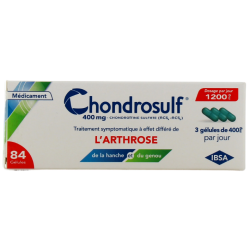 Chondrosulf 400mg - Symptomatic Treatment of Arthritis - 84 Capsules Peters Surgical