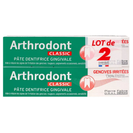 Arthrodont Classic - Pâte dentifrice gingivale - 2x75ml