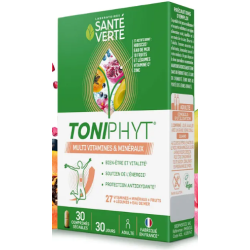 Toniphyt 50+ - Multivitamines & Minéraux - Santé Vert - 30 Comprimés