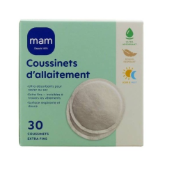 Nursing Pads - Super Absorbent - MAM - 30 Pads - Mam