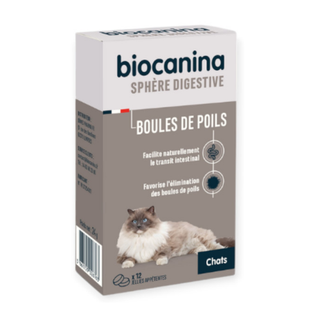 Boules de Poils - Transit Intestinal & Elimination - Biocanina - 12 Jellies