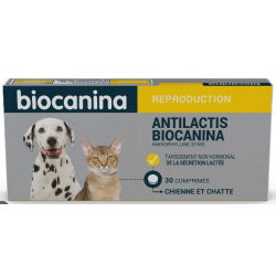 Antilactis - Non hormonal dry-off - Milky secretion - Biocanina - 30 tablets