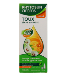 Dry & Oily Cough Syrup - Phytosun Aroms - Orange Flavor - 200ml
