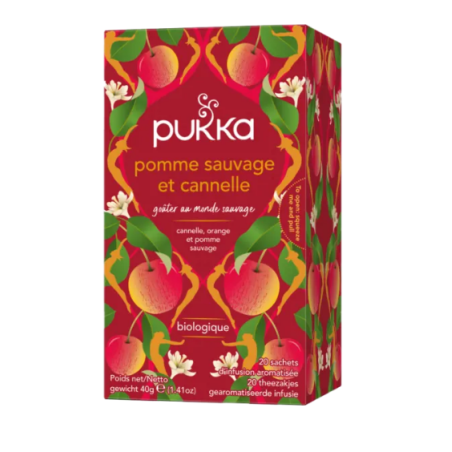 Tisane Pomme Sauvage Et Cannelle - Bio - Pukka - 20 sachets