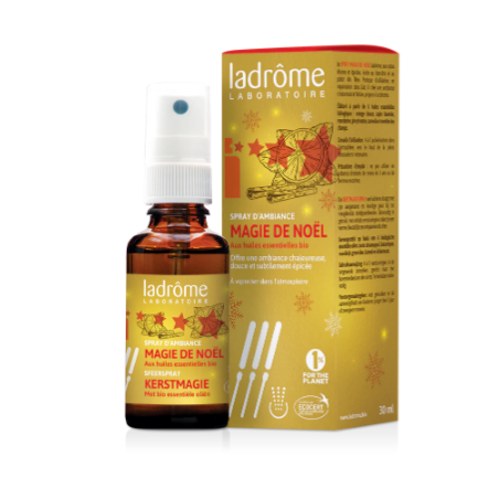 Spray D'Ambiance Magie De Noël - Huiles Essentielles Bio - Ladrôme - 30 ml