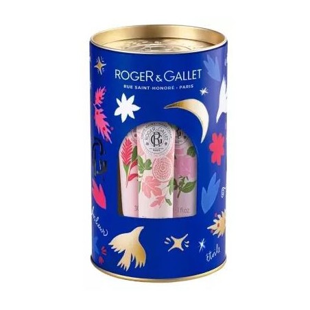 Box of 3 Hand Creams - Red Ginger - Fig Flower - Rose - Roger Gallet - 30 ml