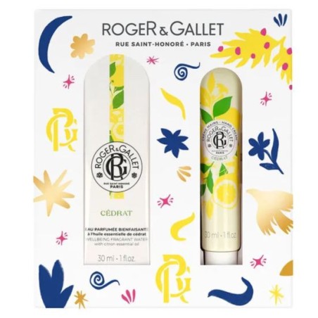 Eau Parfumée Gift Set - Cédrat - Roger Gallet - 30ml + Free hand cream