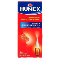Humex Rhume Solution Pour Pulverisation  Nasale 0.04%, 15ml
