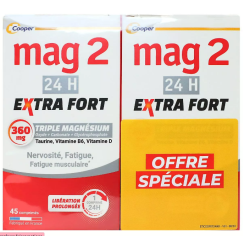 Mag 2 Magnesium 24H Extra Strength - 1 Take Per Day - 2 X 45 Tablets