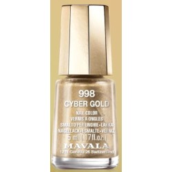 Nail Polish Christmas - Cyber Gold - n°998 - Mavala - 5ml