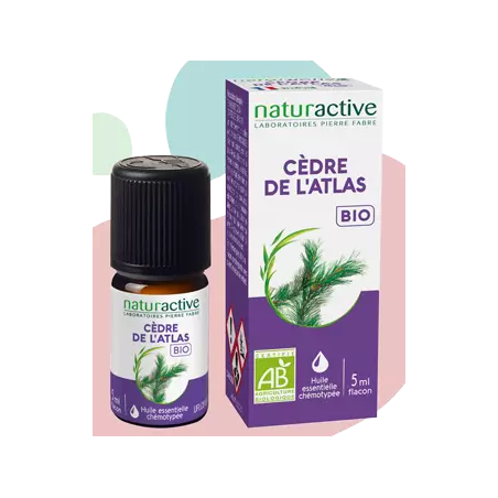 Huile Essentielle Cèdre de l'Atlas BIO - Naturactive 5ml
