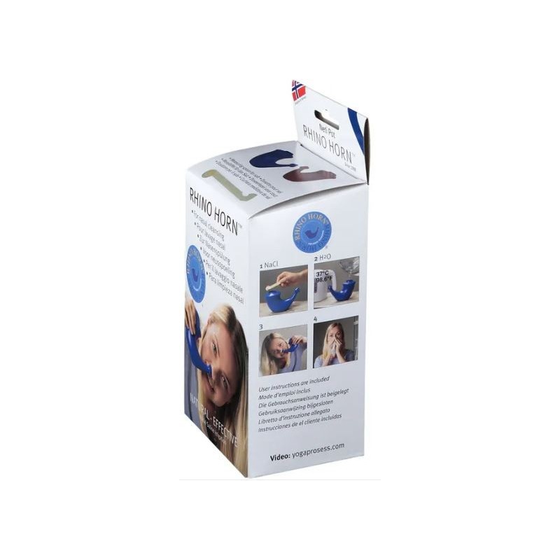 Saline nasal irrigation - adult - Rhino Horn - Brown