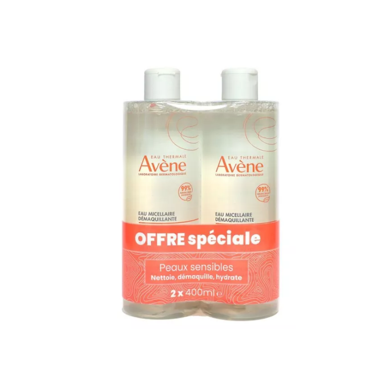 Cleansing Micellar Water - Avene - 2 X 400 ml