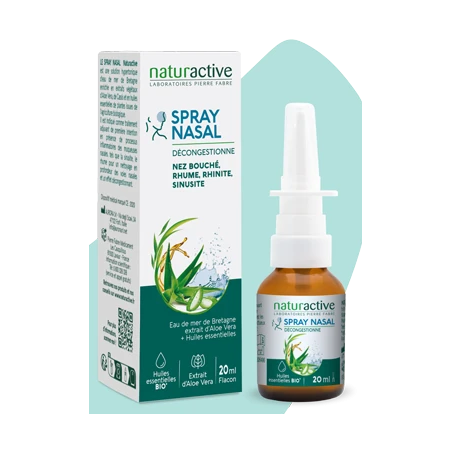 Spray Nasal aux Essences - Décongestionne - Naturactive - 20 ml