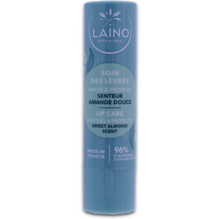 Lip Care - Soothes and Protects - Sweet Almond Scent - Laino - 1 Stick