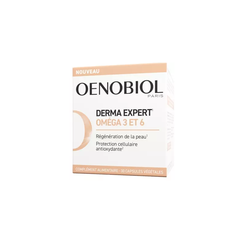 Derma Expert - Oméga 3 & 6 - Oenobiol - 30 Capsules