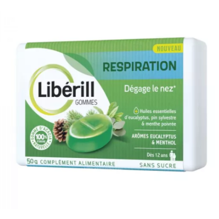 Breathing Gum - Clears the Nose - Libérill - 50g