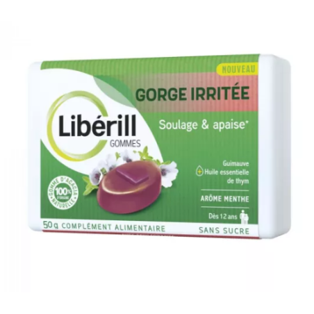 Irritated Throat Gummies - Relieves And Soothes - Libérill - 50g