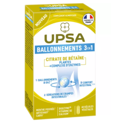 3 In 1 Bloating - Betaine Citrate - Upsa - 40 Capsules