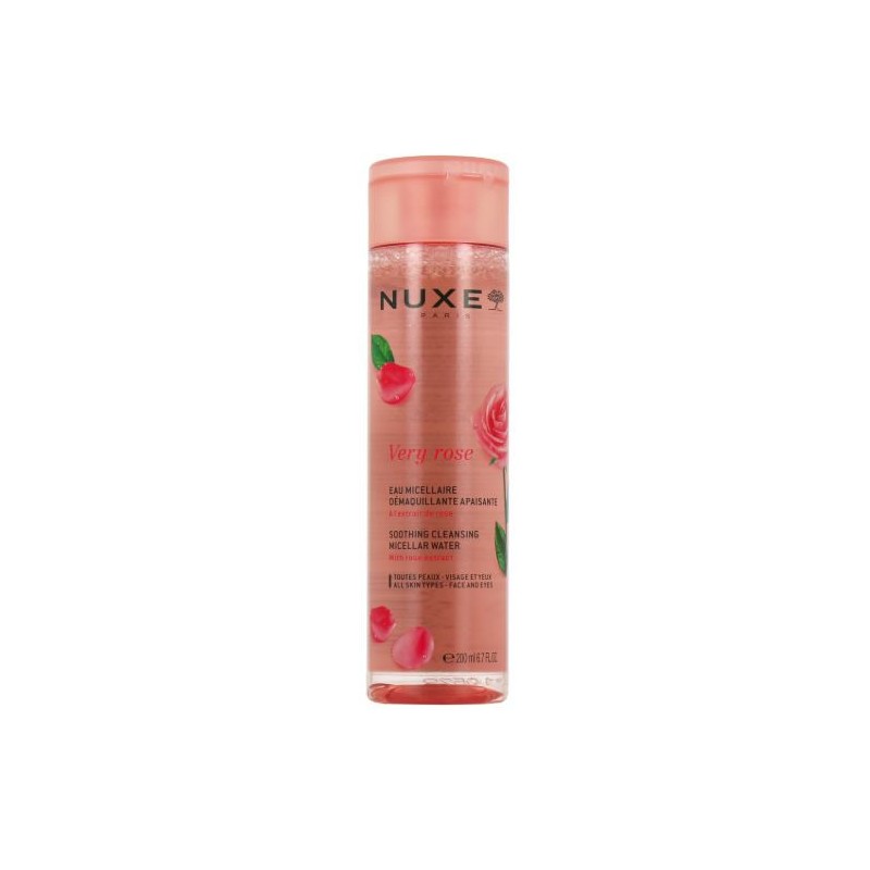 Eau Micellaire Démaquillante Apaisante - Very Rose - Nuxe - 200 ml