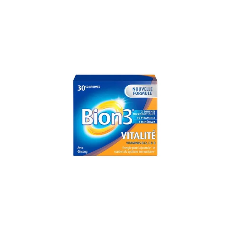 Bion3 - Vitalité - Avec Ginseng - 30 Comprimés