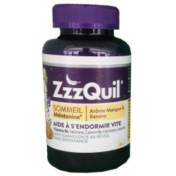 ZzzQuil Sleep - Melatonin - Mango Banana Flavour - 60 Gummies