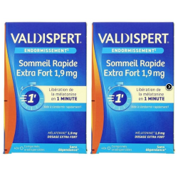 Valdispert Melatonin 1.9mg - Fast Sleep - 2 X 40 Orodispersible Tablets
