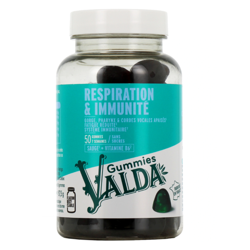 Gummies Valda - Respiration & Immunité - Boite de 50