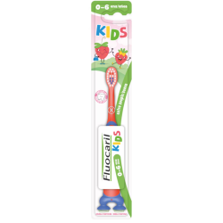 Brosse à Dents Kids - 0-6 ans - Fluocaril -  1 Brosse à dents avec Ventouse