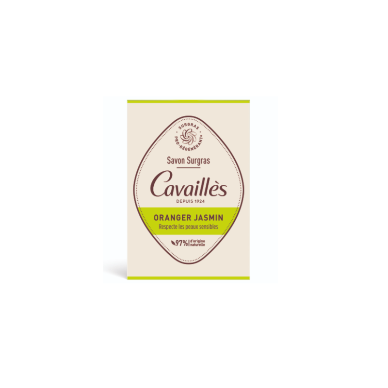 Savon Surgras - Oranger Jasmin - Peaux Sensibles - Rogé Cavaillès - 100g