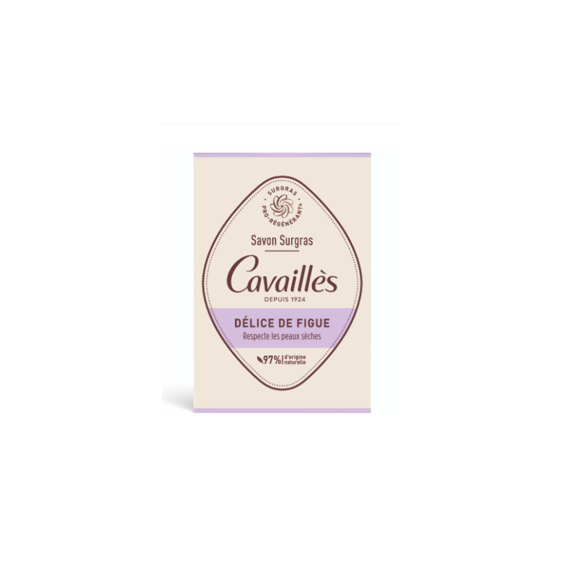 Savon Surgras - Délice de Figue - Peaux Sèches - Rogé Cavaillès - 100g
