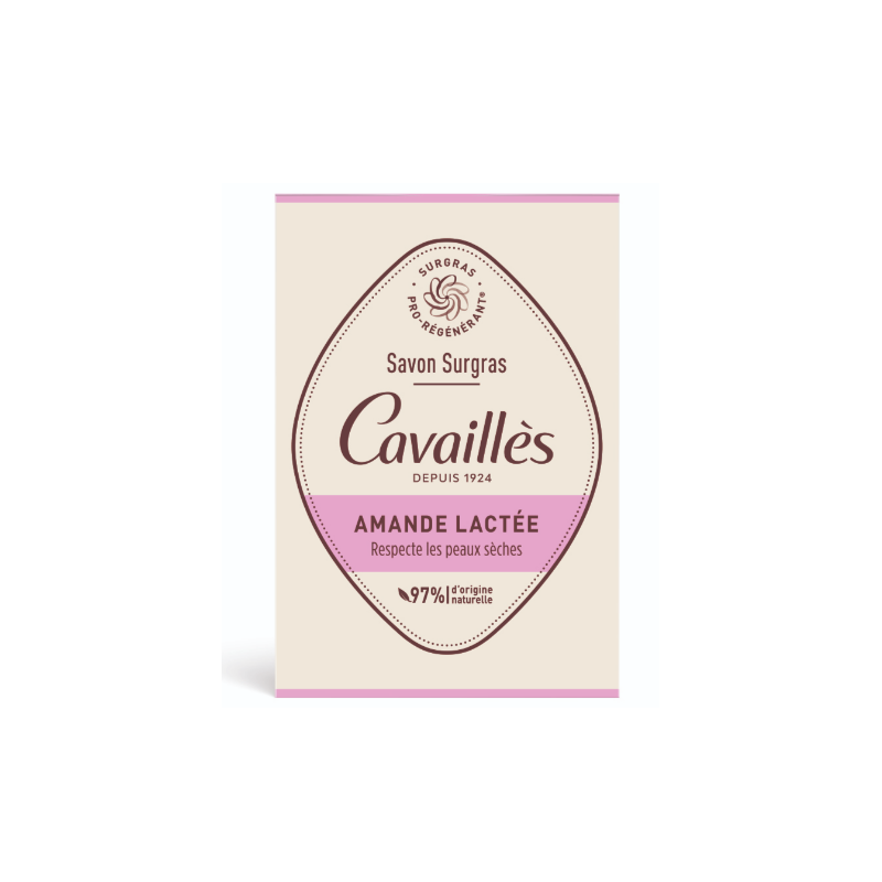 Savon Surgras - Amande Lactée - Peaux Sèches - Rogé Cavaillès - 3x200g