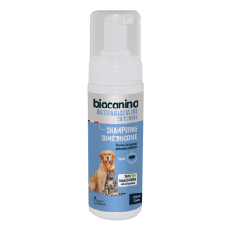 Shampoing Mousse Sans Rinçage - Chiens et Chats- Antiparasitaire - Biocanina - 150 ml