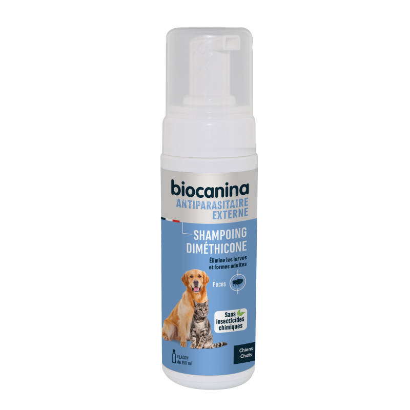 No-Rinse Foam Shampoo - Dogs & Cats - Anti-Parasite - Biocanina - 150 ml