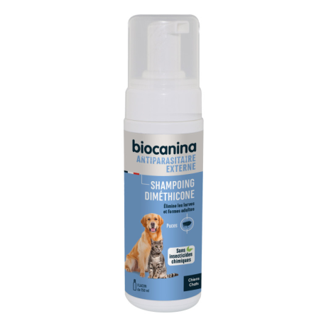 No-Rinse Foam Shampoo - Dogs & Cats - Anti-Parasite - Biocanina - 150 ml
