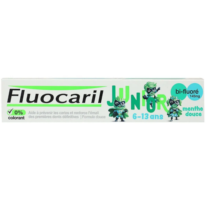 Dentifrice Junior - Aide à Prévenir les Caries et Renforce l'Email - Fluocaril - 75ml