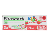 Toothpaste Kids 0/6 years - Bi Fluoride 100mg - Fluocaril - 2 X 75 ml