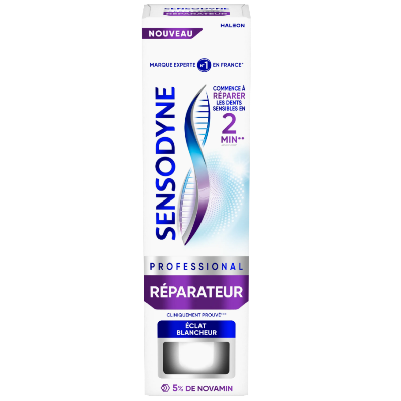 Dentifrice Réparateur - Eclat Blancheur - Sensodyne - 75 ml