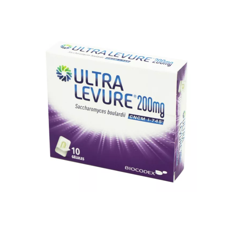 Ultra Levure 200 mg, Diarrhée, 10 Gélules