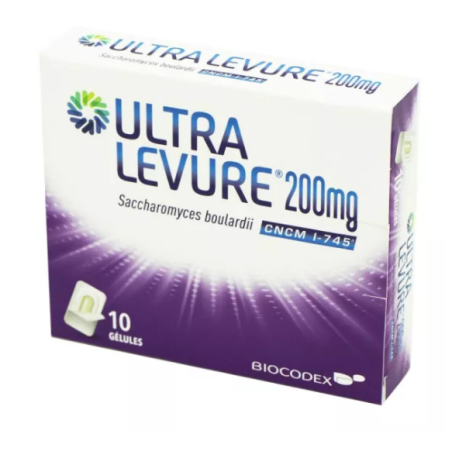 Ultra Levure 200 mg, Diarrhée, 10 Gélules