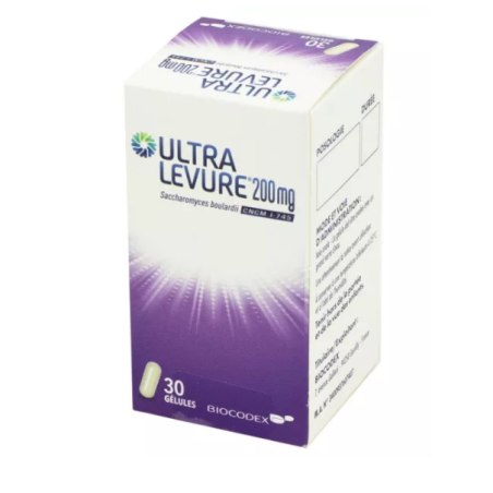 Ultra Levure 200 mg, Diarrhée, 30 Gélules