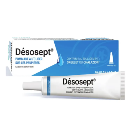 Désosept Pommade Ophtalmique - Bausch+Lomb - Tube De 15g